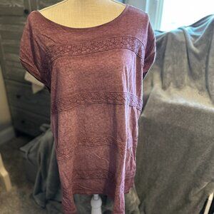 Democracy Mauve Colored Blouse, Like New, Women's 2x